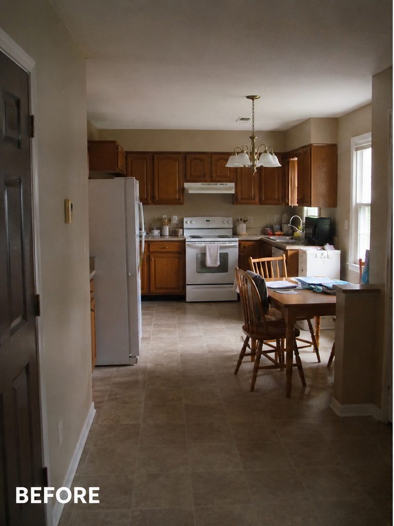 Before Modern Farmhouse Kitchen