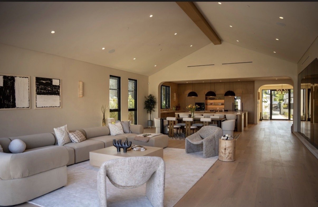 Open-Concept Great Room - Living Spaces by American Prime Design & Build