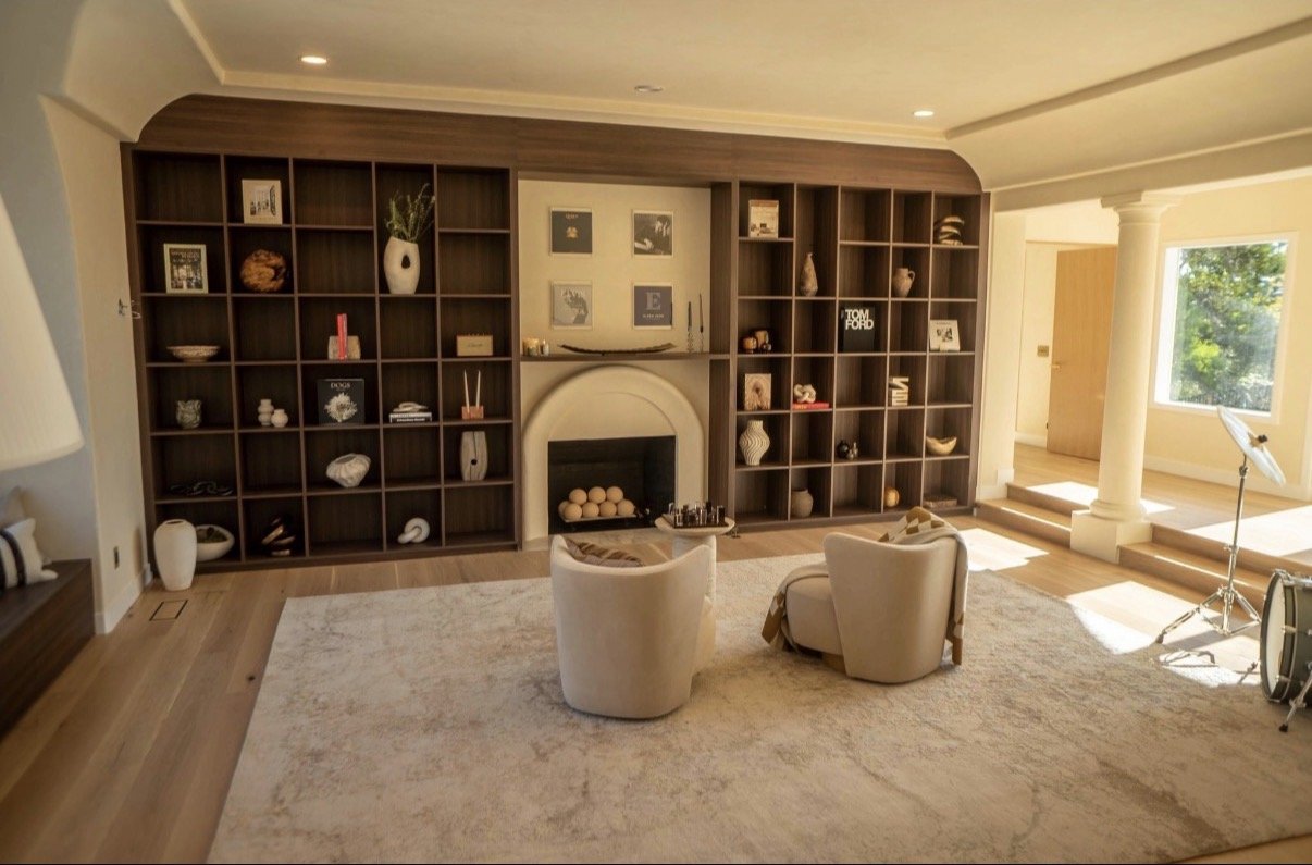 Custom Built-In Living Room - Living Spaces by American Prime Design & Build