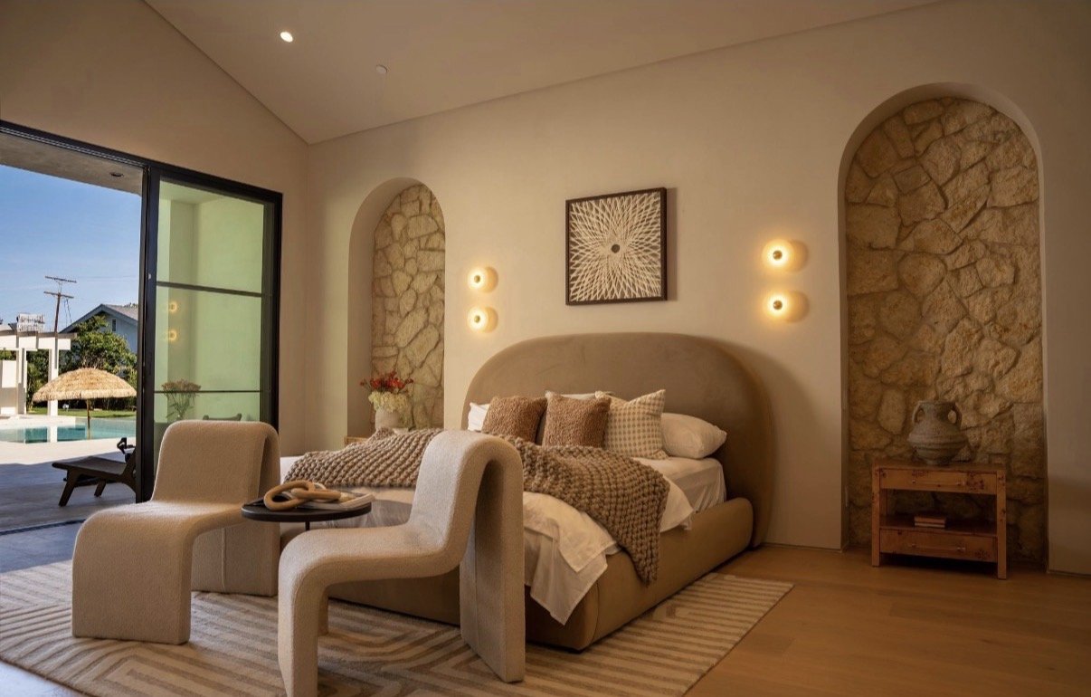 Stone Fireplace Lounge - Living Spaces by American Prime Design & Build